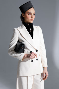 Sako na dvoredno kopčanje Tiffany Production